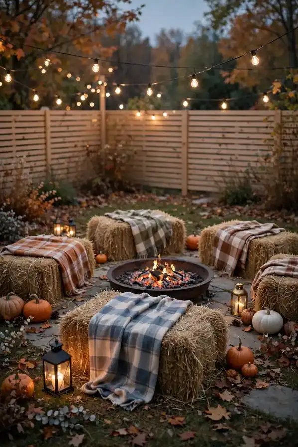 Hay Bale Seating