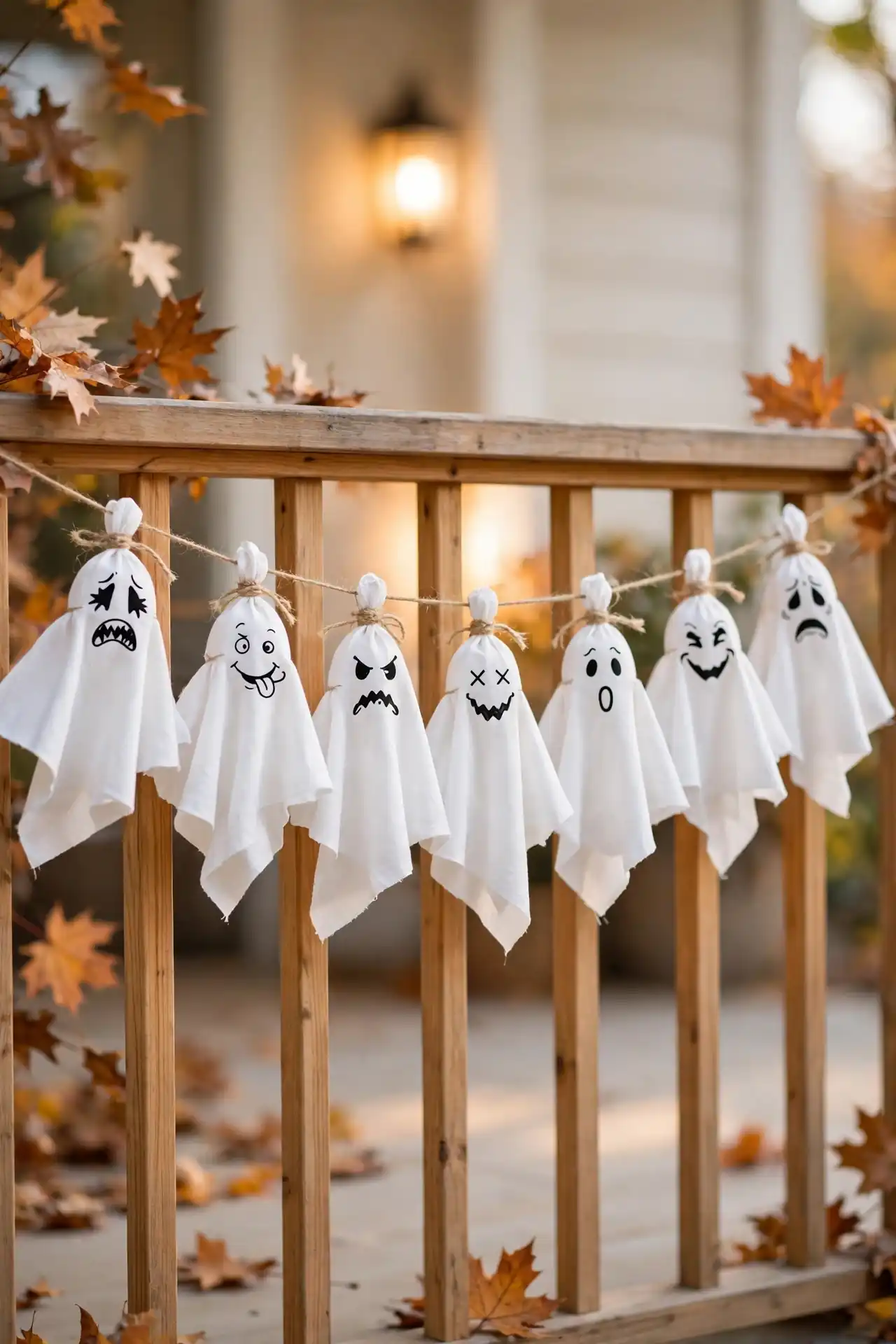Sheet Ghost Garland