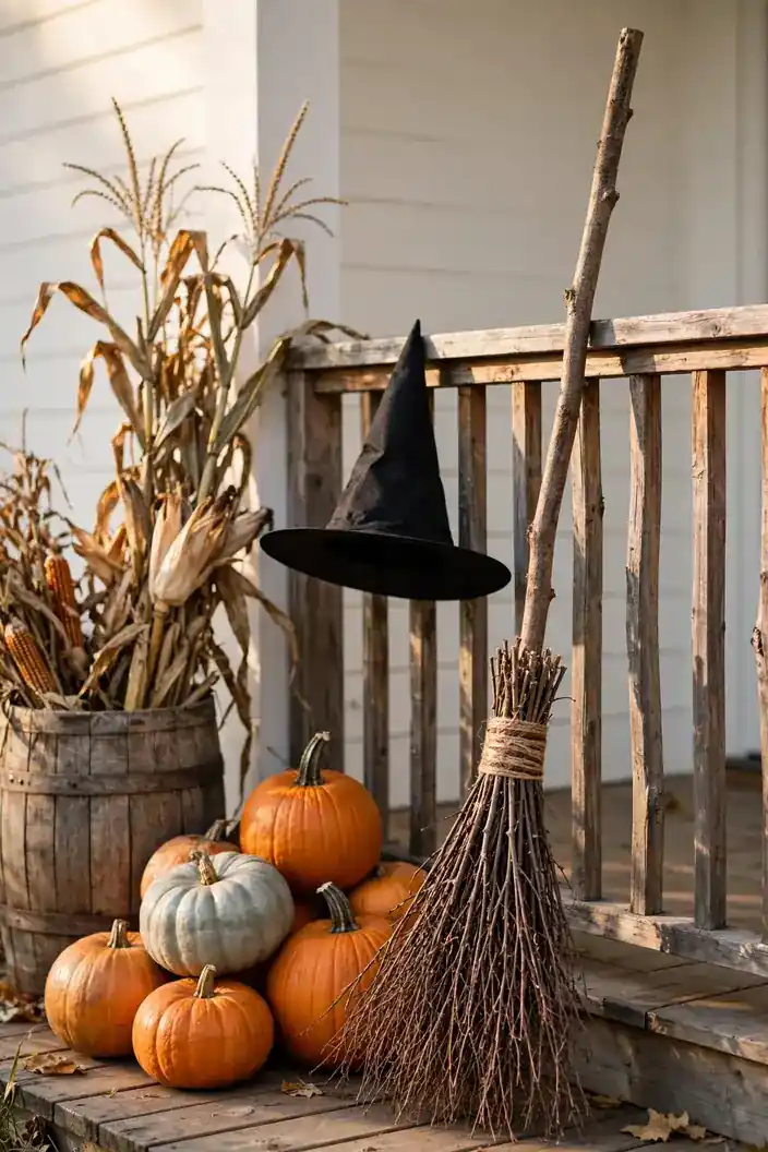 Twig Broom Porch