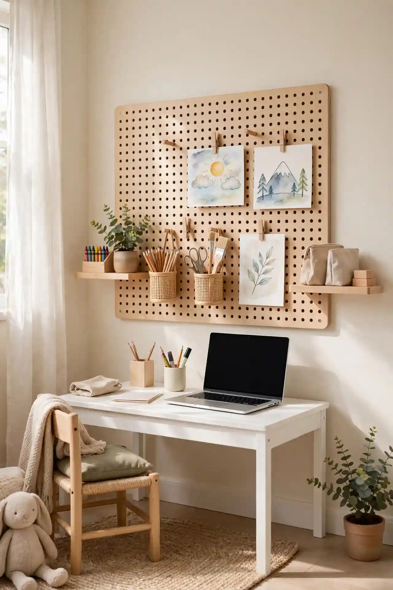 Pegboard Wall Hub