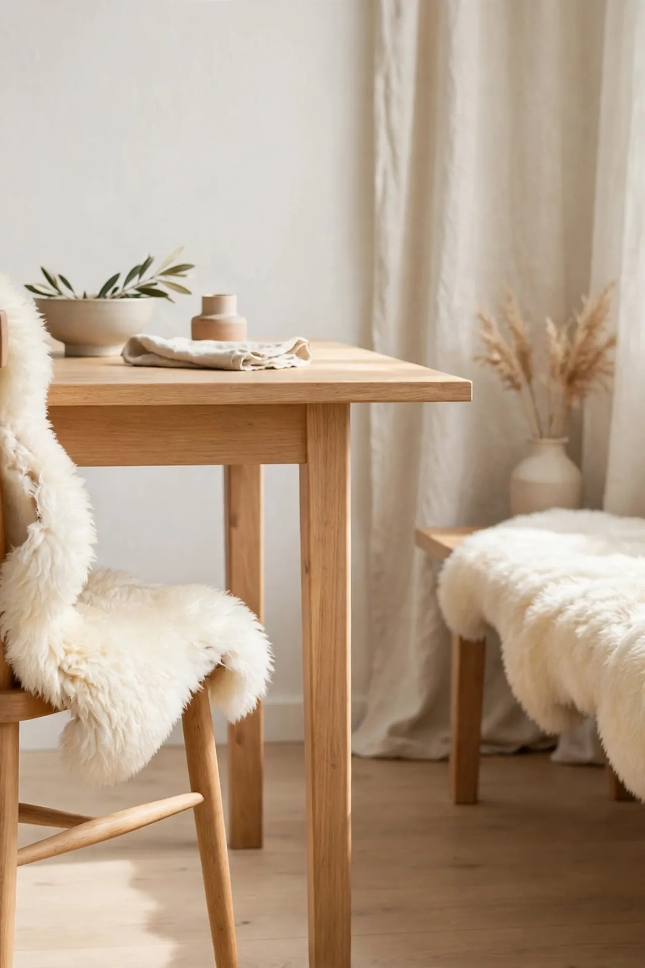 Soft Sheepskin Drapes