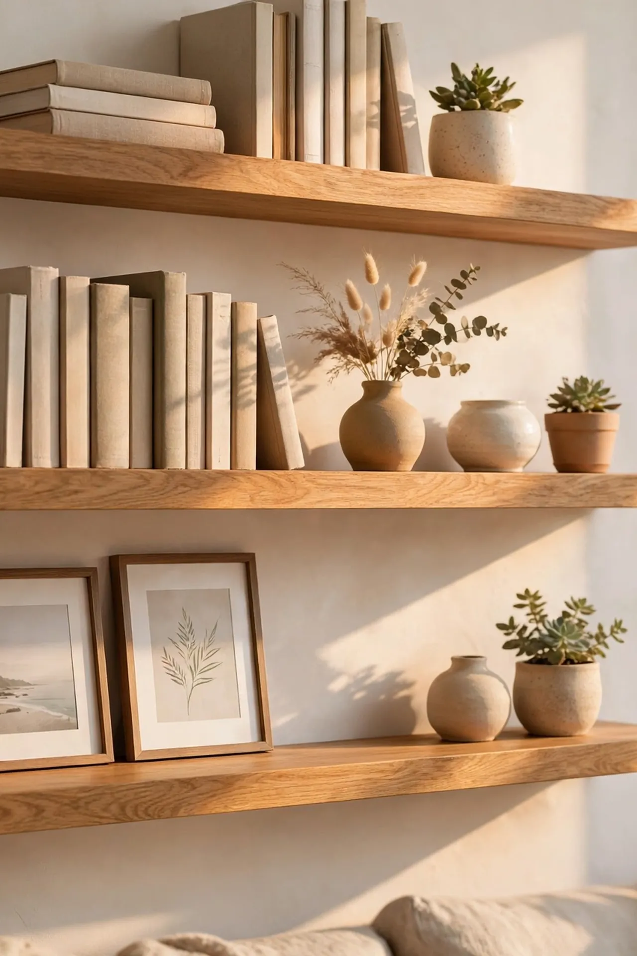 Warm Wooden Shelves