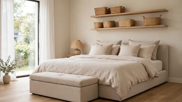 how to add more storage to a small bedroom