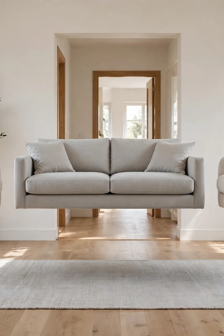 Float Furniture Away From Doors