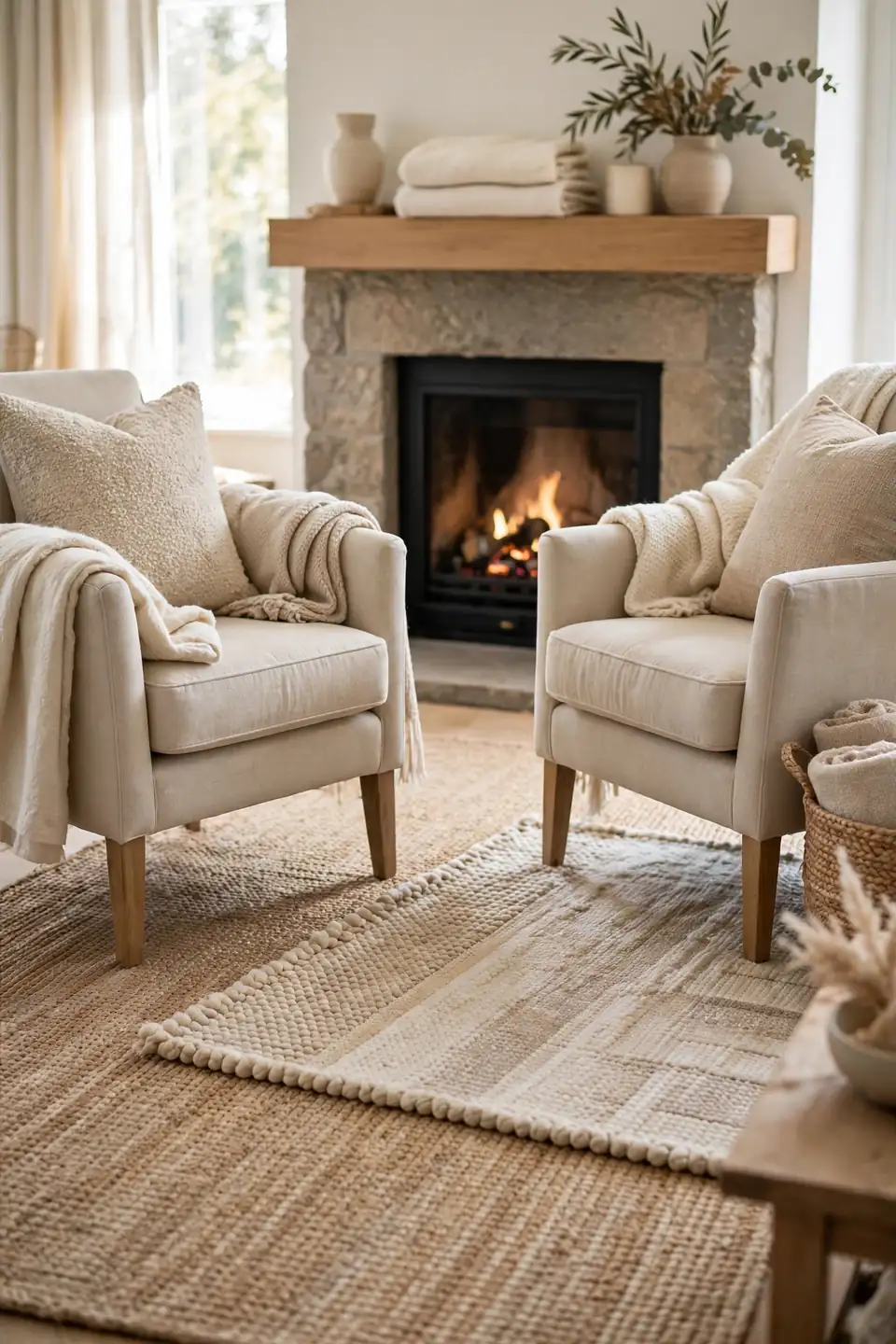 Layer Rugs and Textures