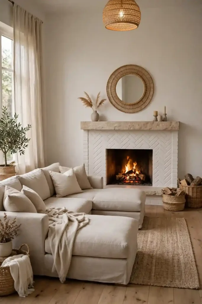 Face the Fireplace