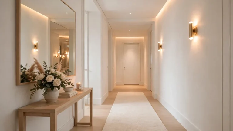 how to decorate a hallway with no natural light