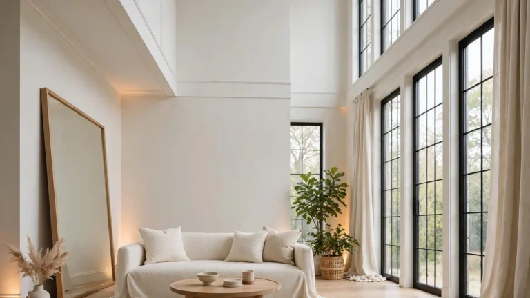how to decorate a living room with a low ceiling