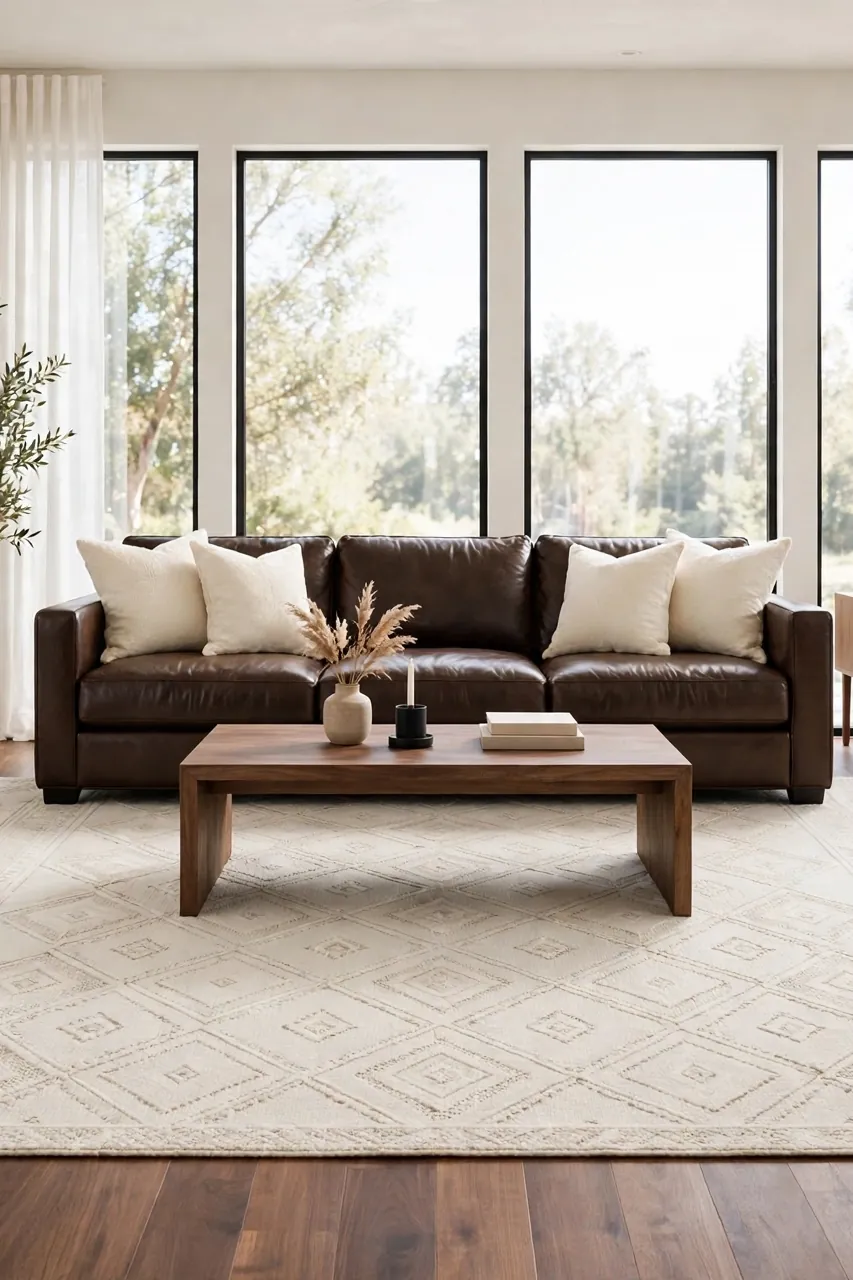 Add Contrast With Rugs