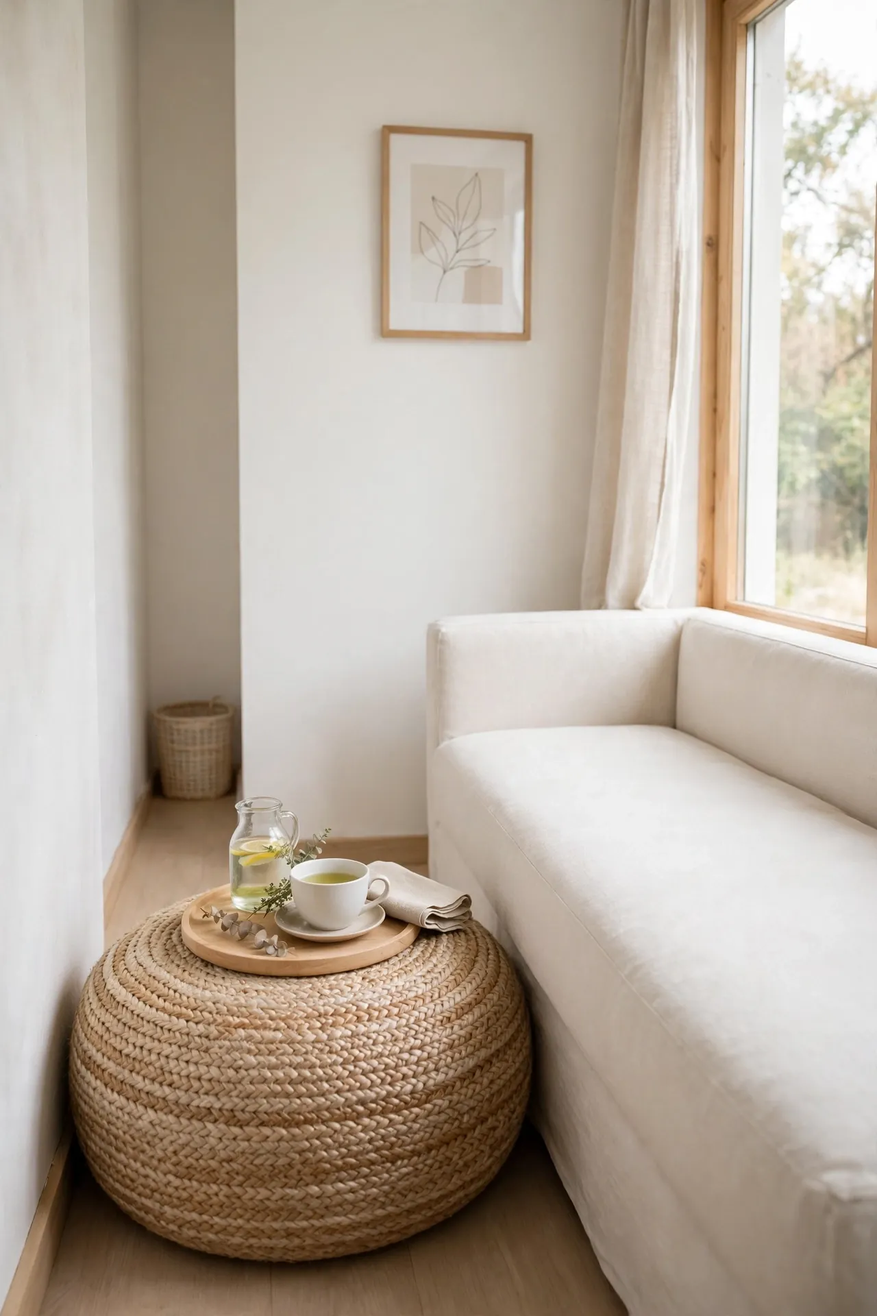 Round Pouf Seating