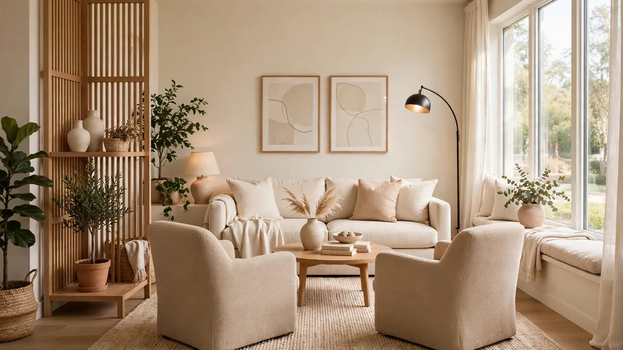 how to decorate an awkward living room layout