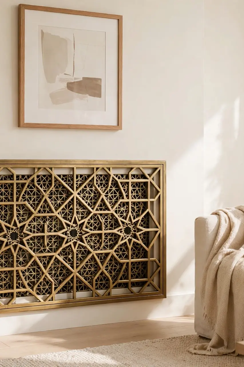Cover With Decorative Grilles