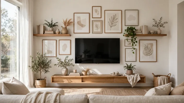 how to decorate around a tv
