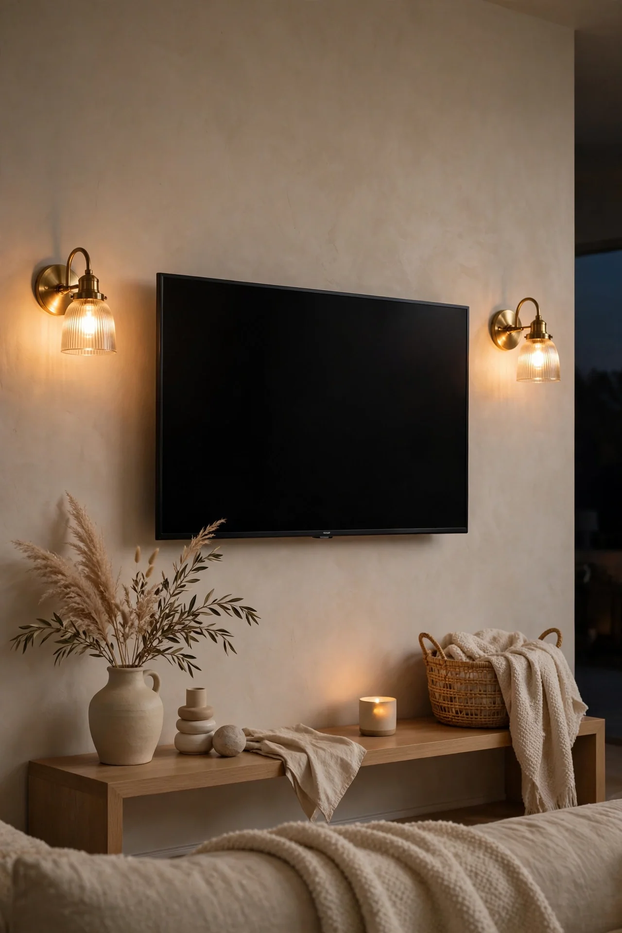 Warm Sconce Glow
