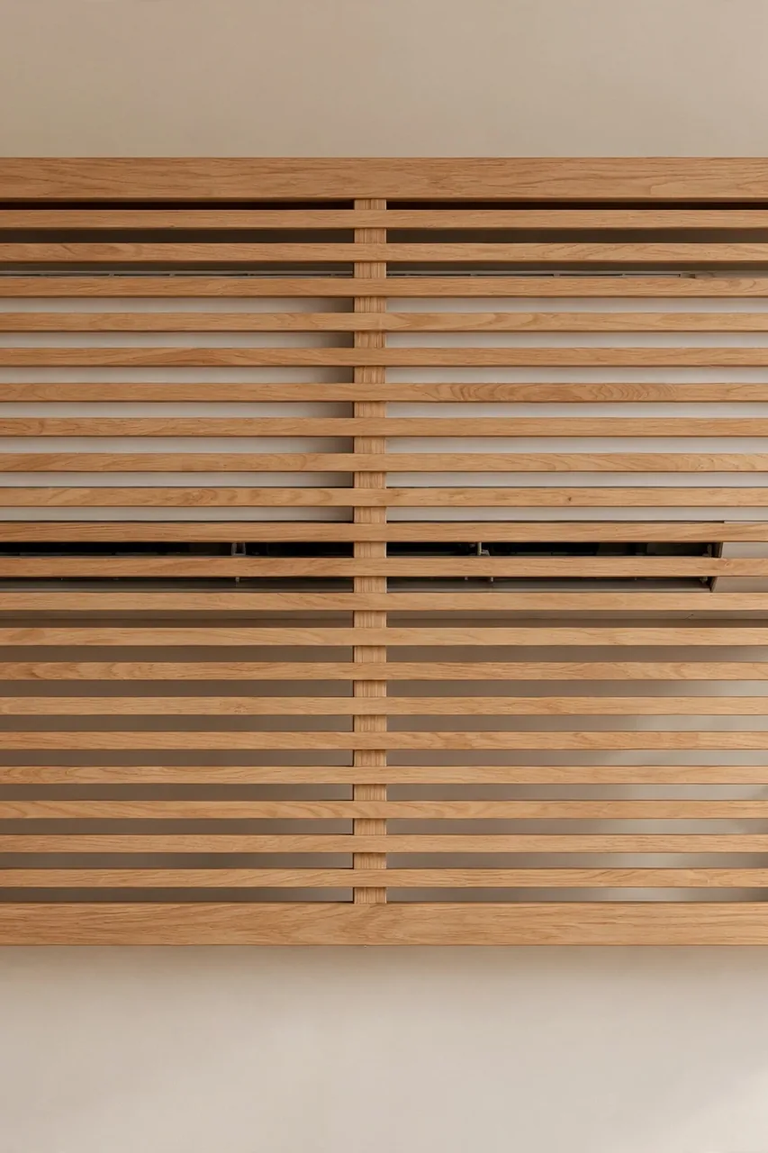 Use a Wooden Slat Cover