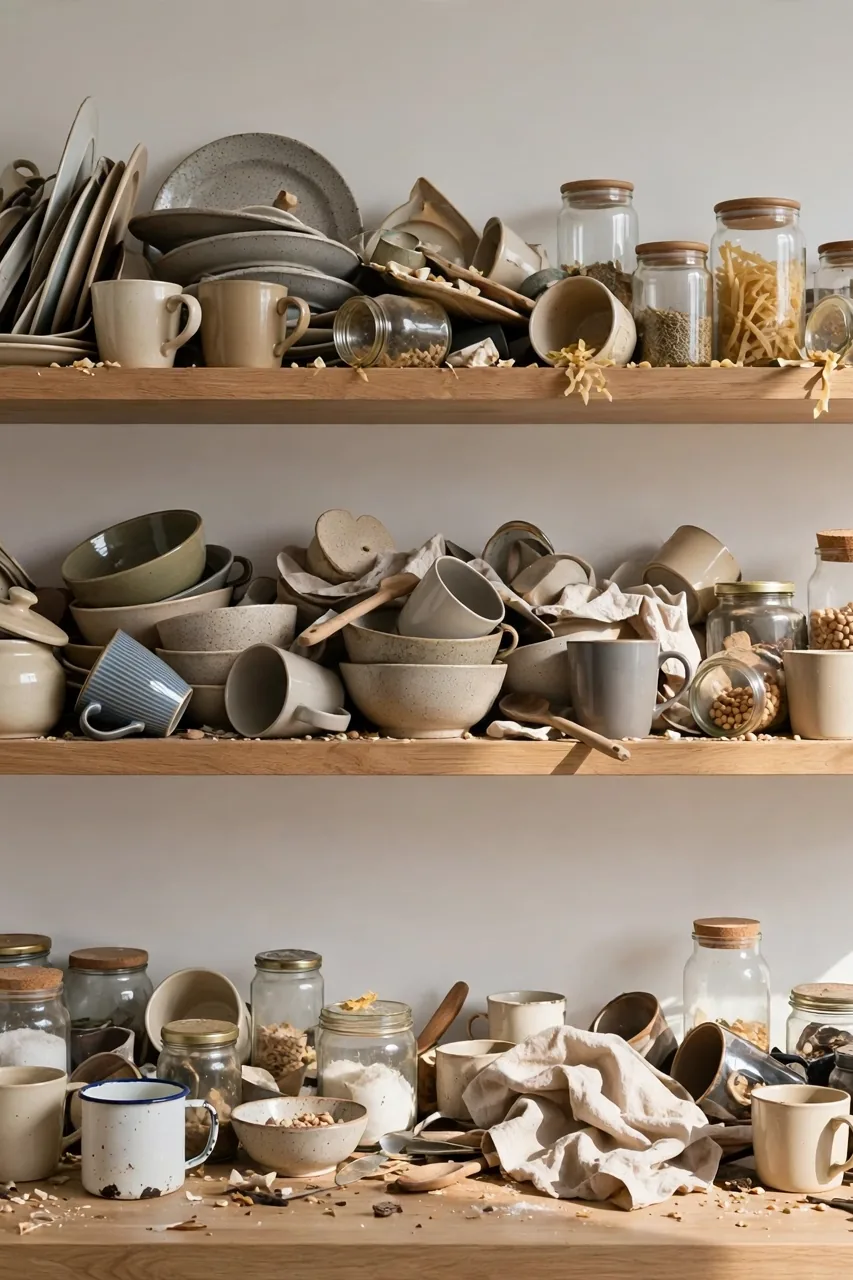 Why Open Shelves Show Everything