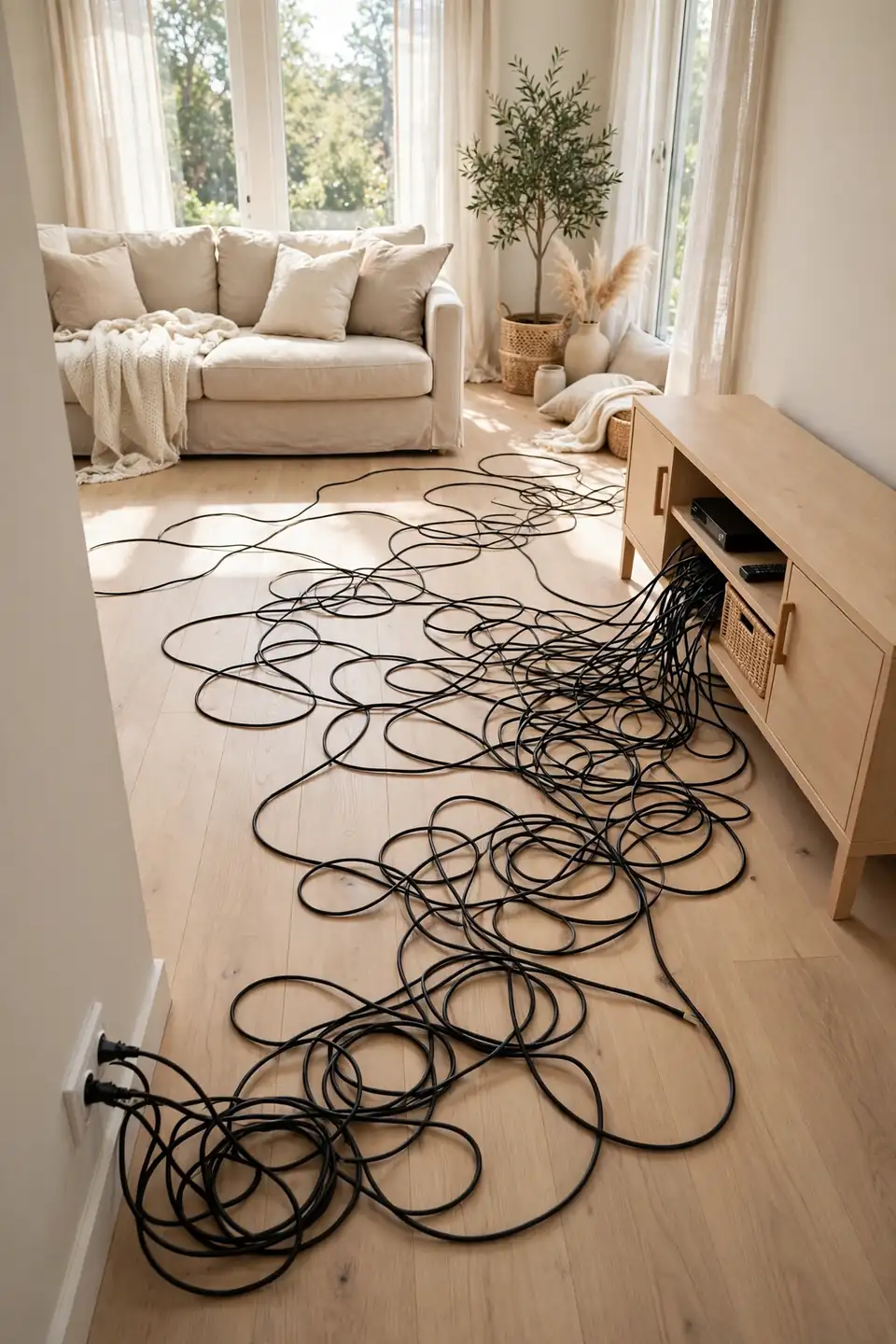 Why Visible Cords Ruin the Look