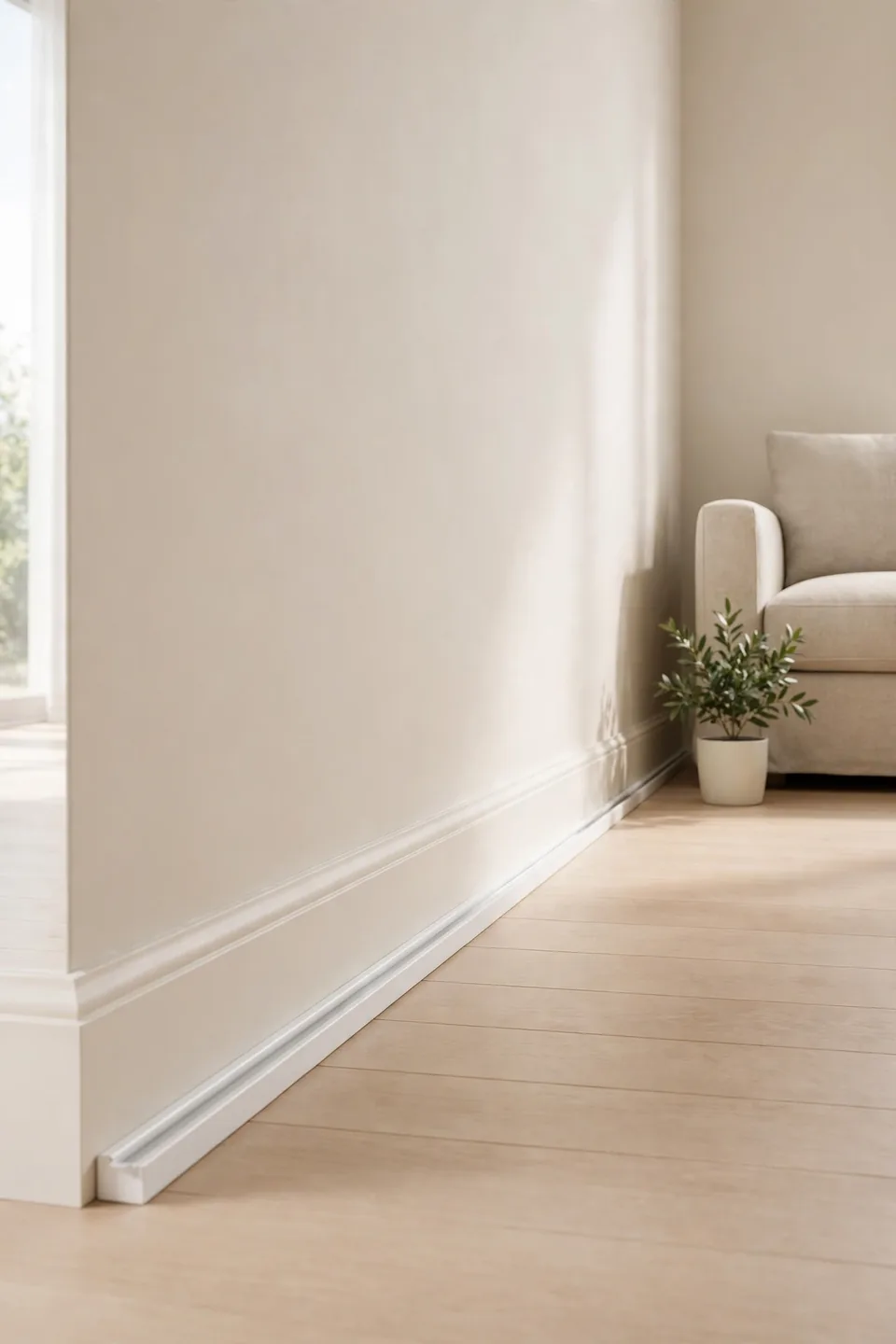 Use Cord Covers Along Walls