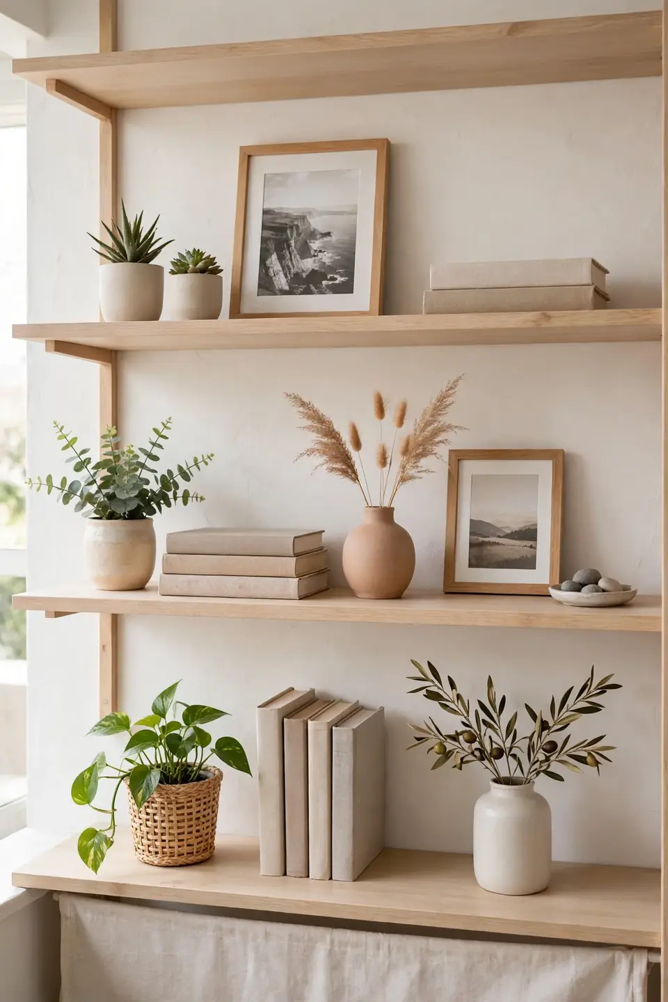 Style Shelves With Personal Items