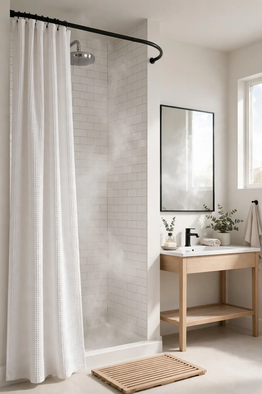 Swap the Shower Curtain