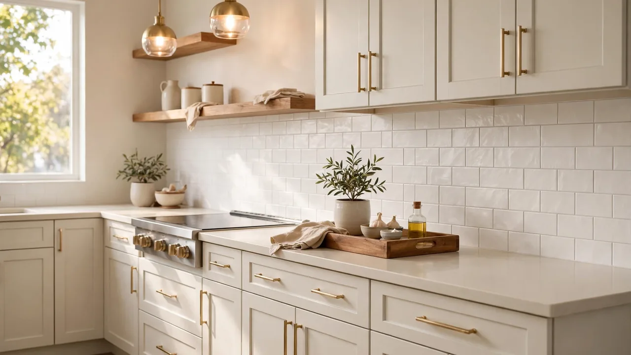 how to make a rental kitchen look expensive