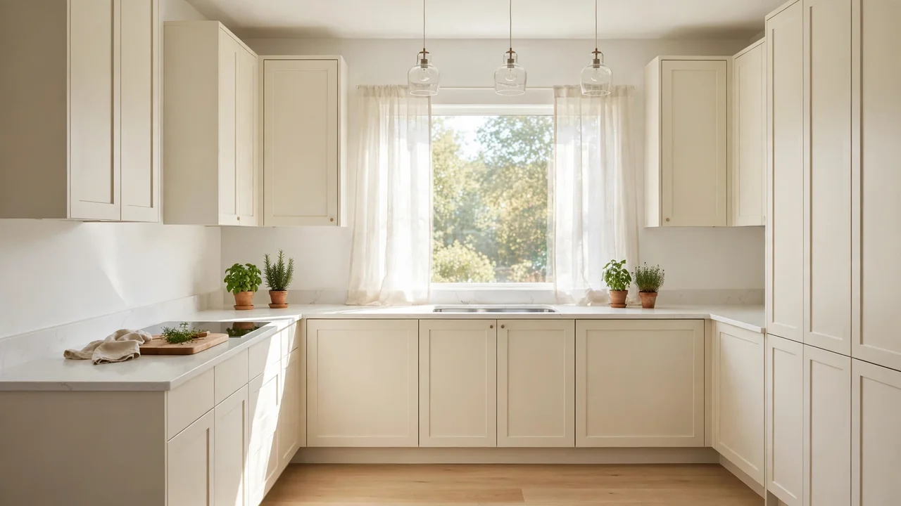 how to make a small kitchen look bigger
