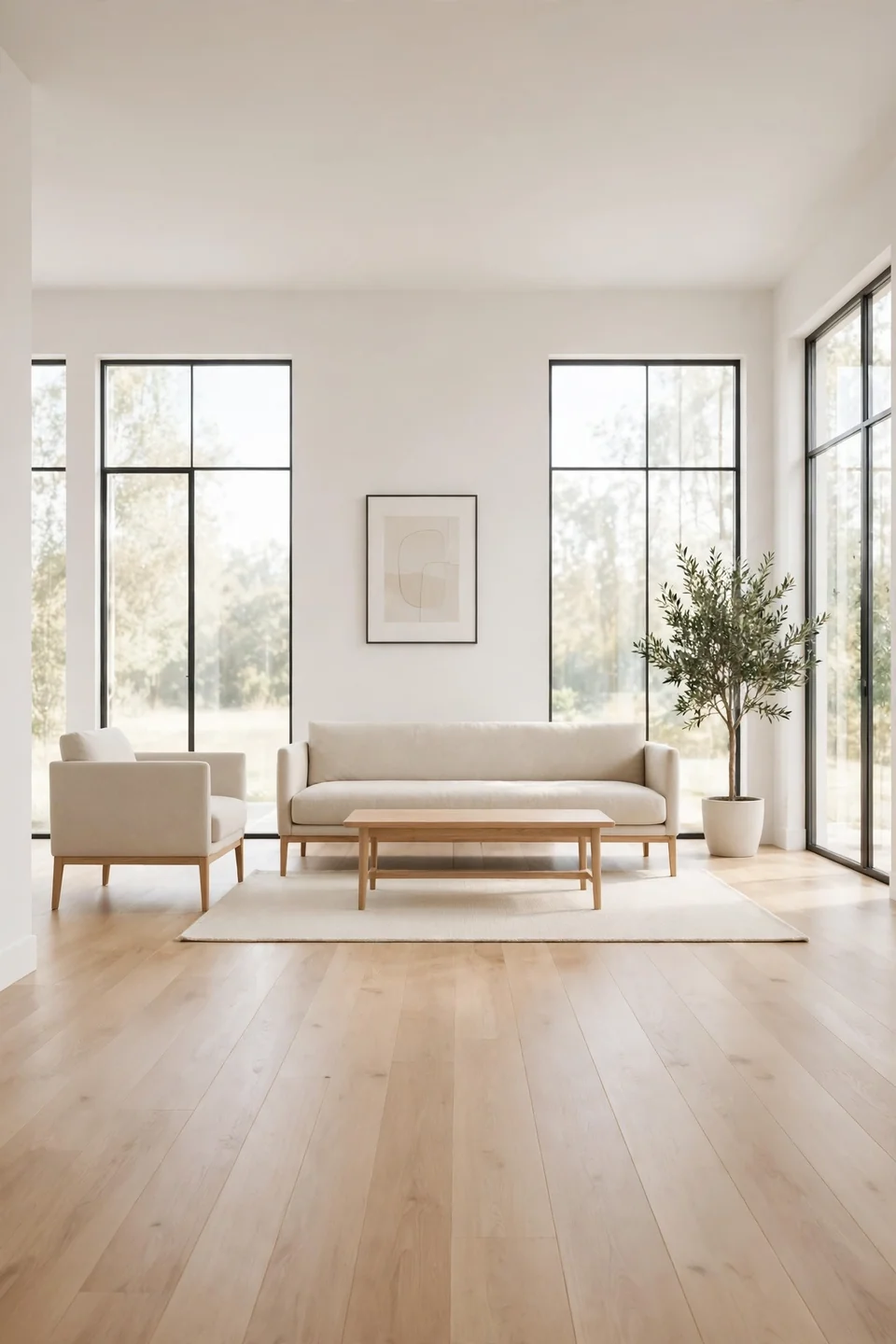 Keep Floors Clear and Light