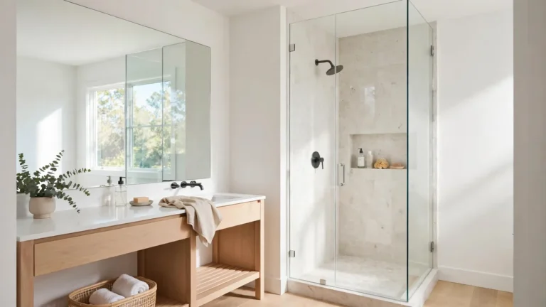 how to make small bathrooms feel bigger