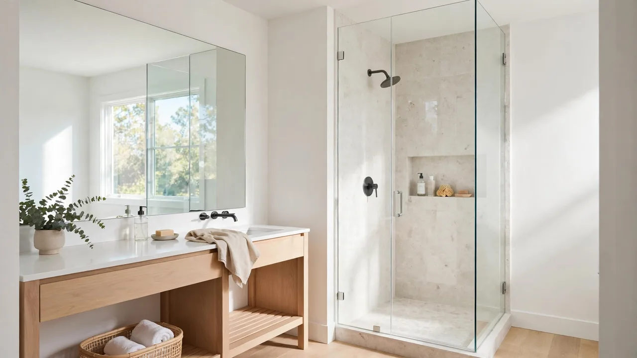 how to make small bathrooms feel bigger