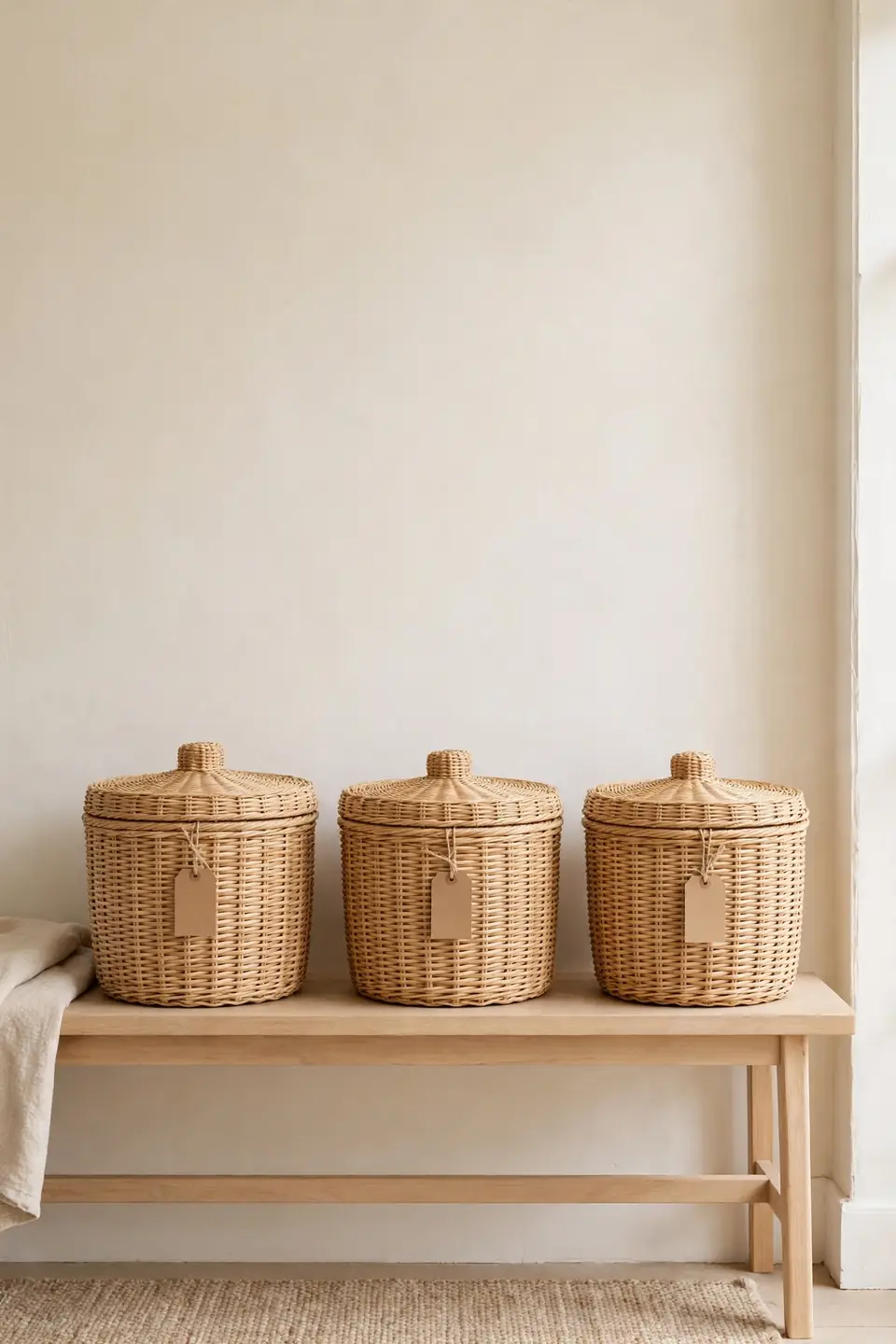 Hide Clutter in Baskets