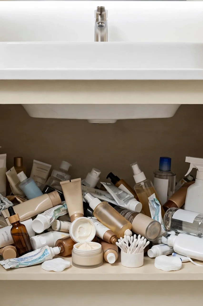 Why Drawerless Vanities Feel Chaotic