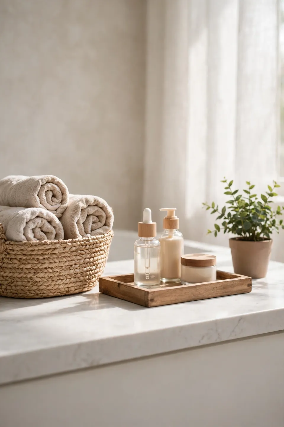 Use Baskets and Trays
