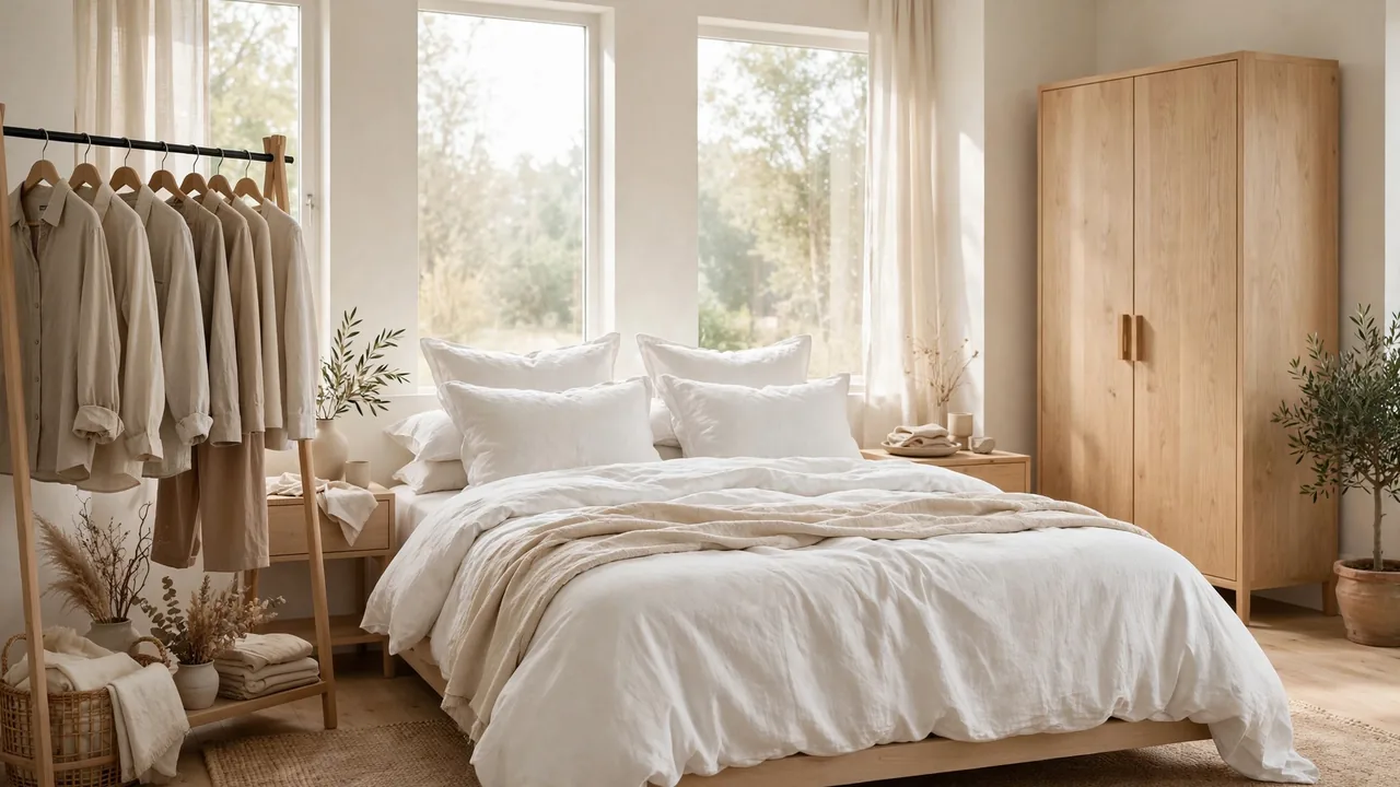 how to organize a bedroom without a closet