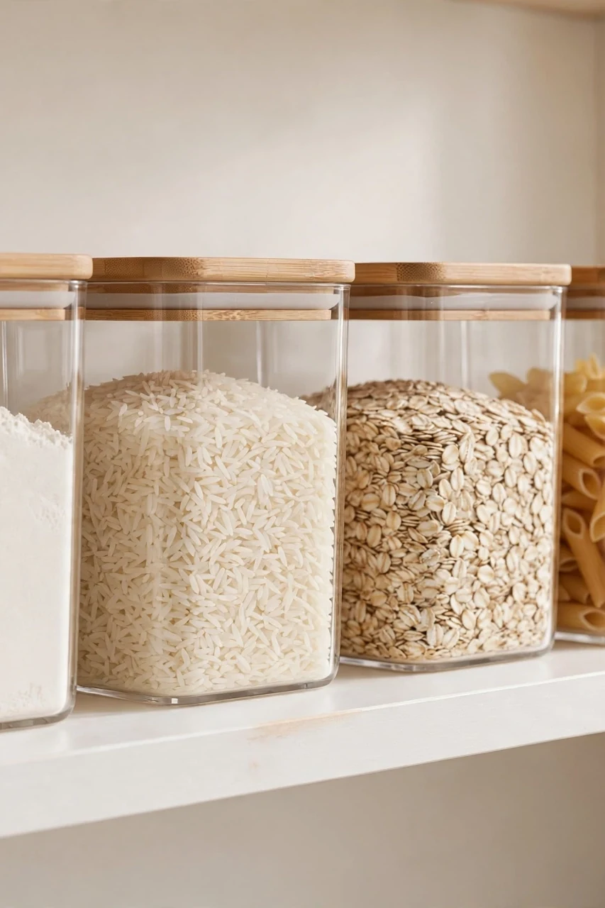 Use Clear Containers