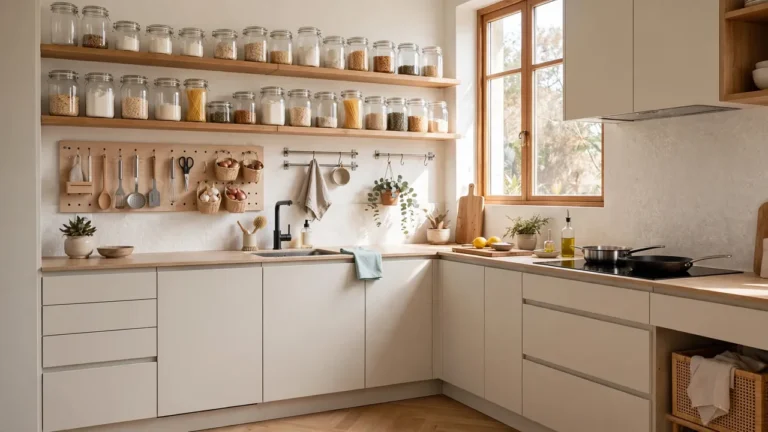 how to organize a kitchen without a pantry