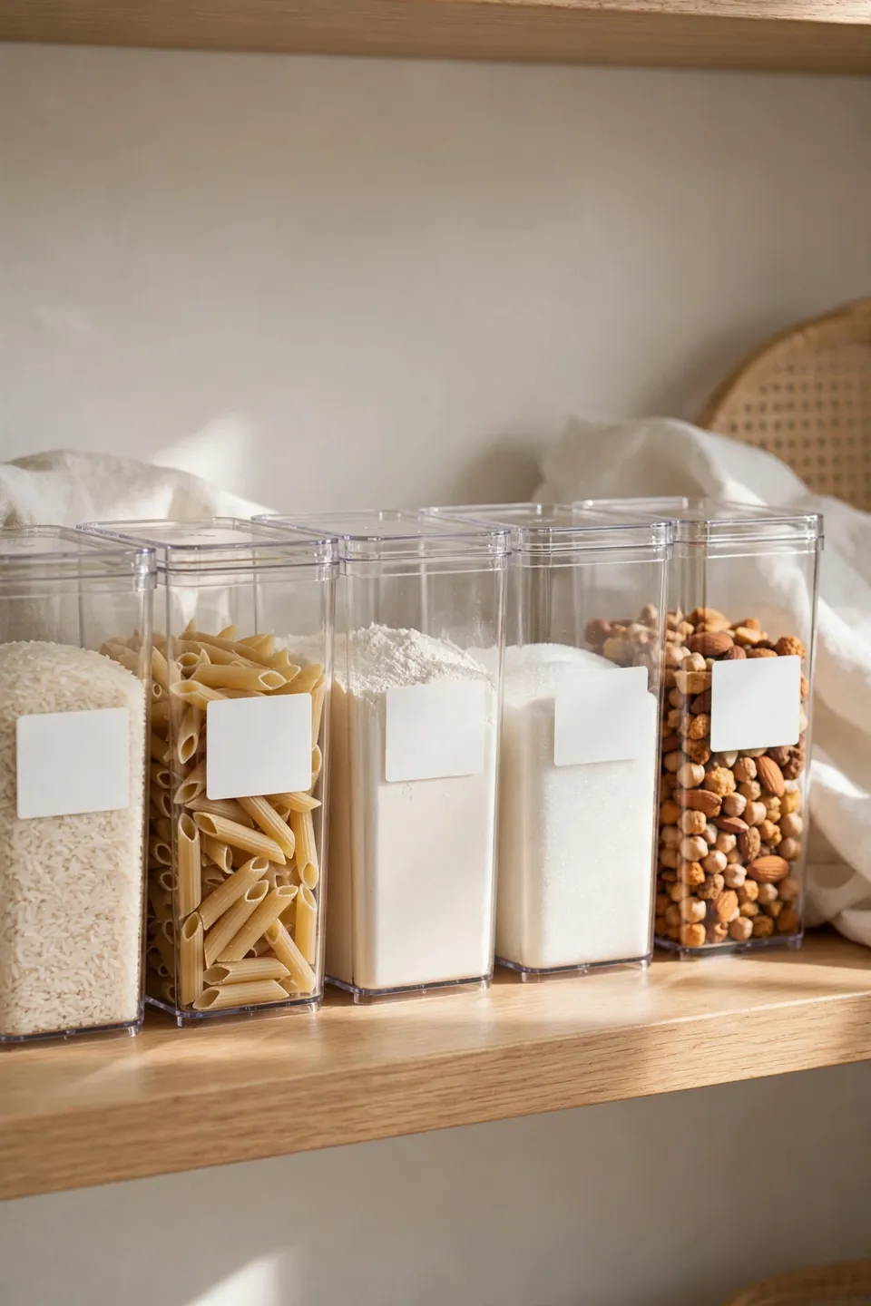 Use Clear Containers