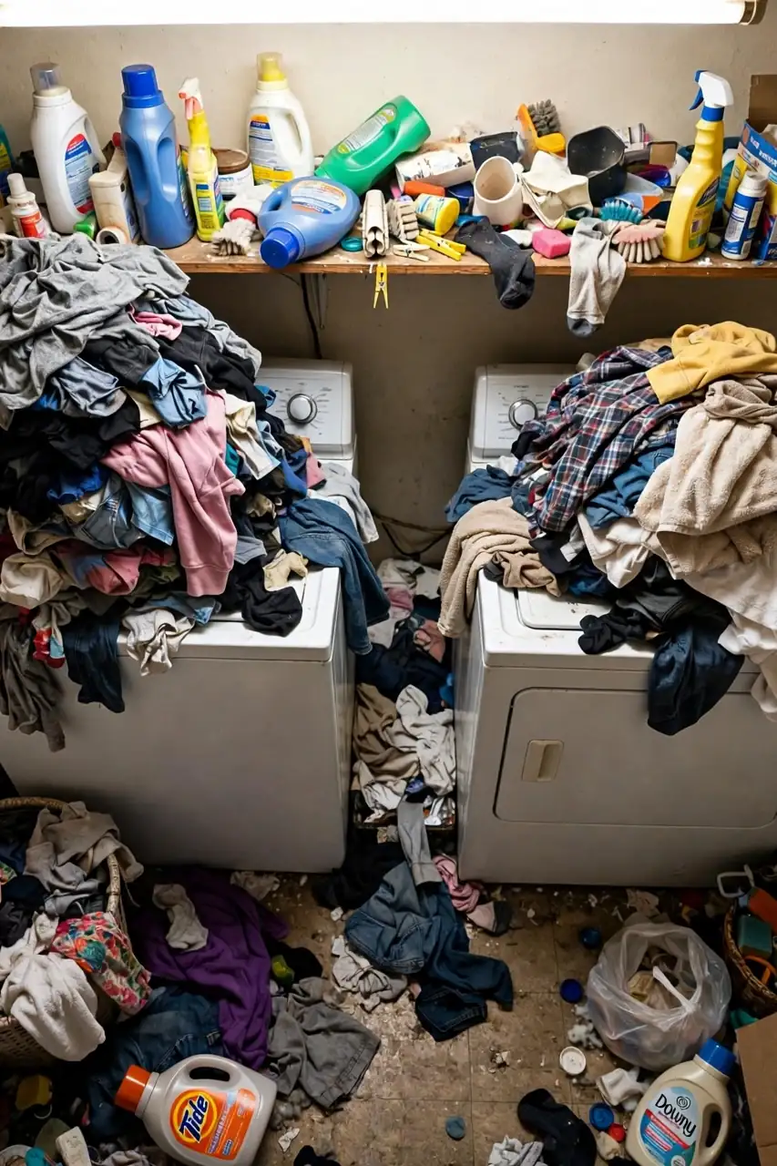 Why Small Laundry Rooms Overflow