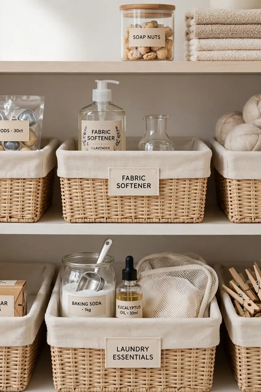 Corral Supplies in Bins