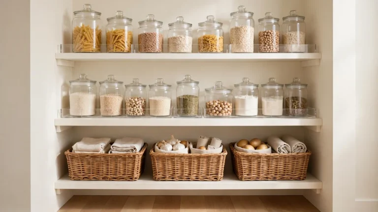 how to organize a small pantry