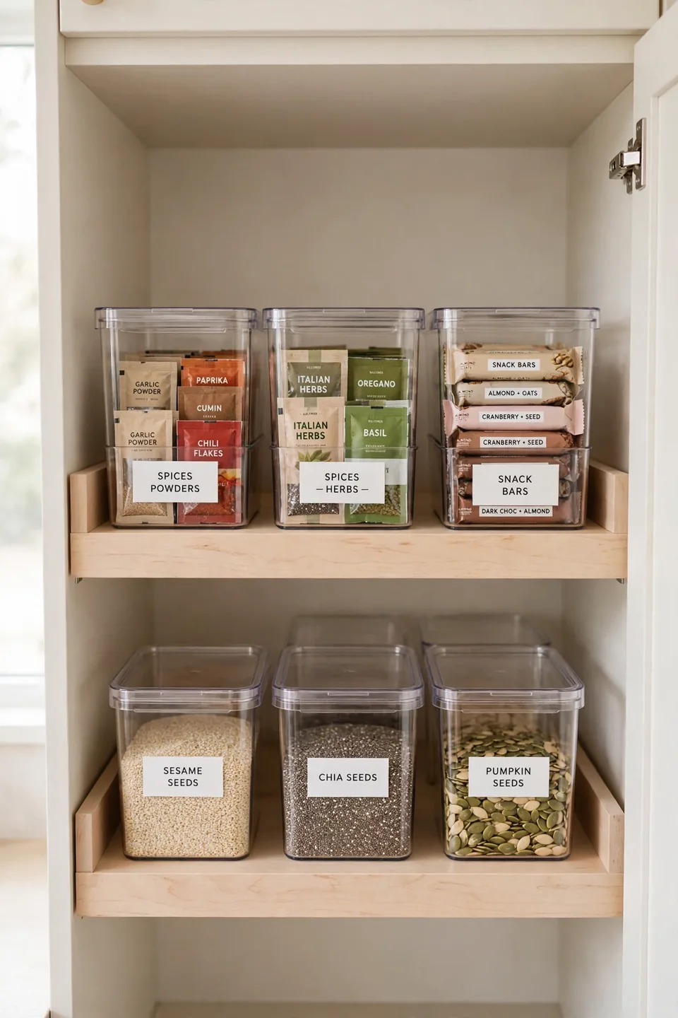 Contain Small Items in Bins
