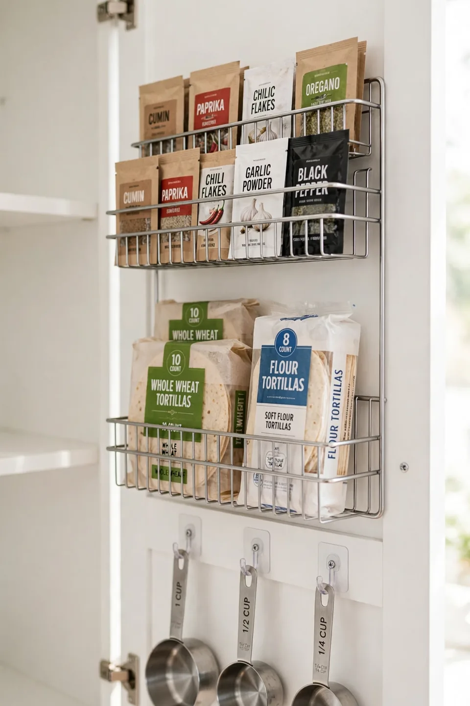 Add Door-Mounted Organizers