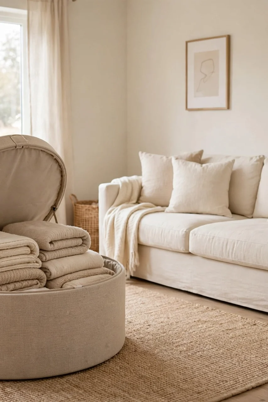 Use a Storage Ottoman