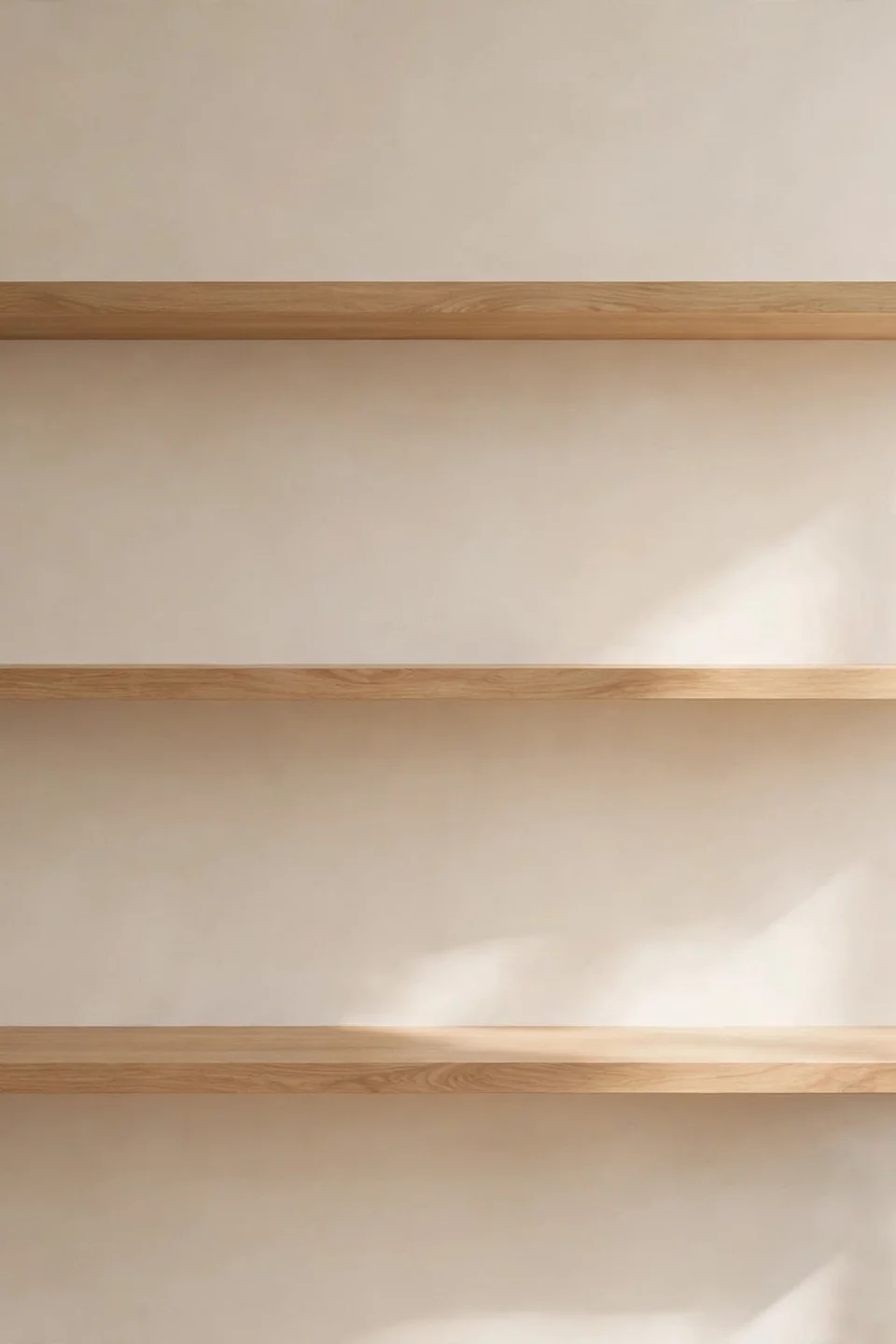 Start With Empty Shelves