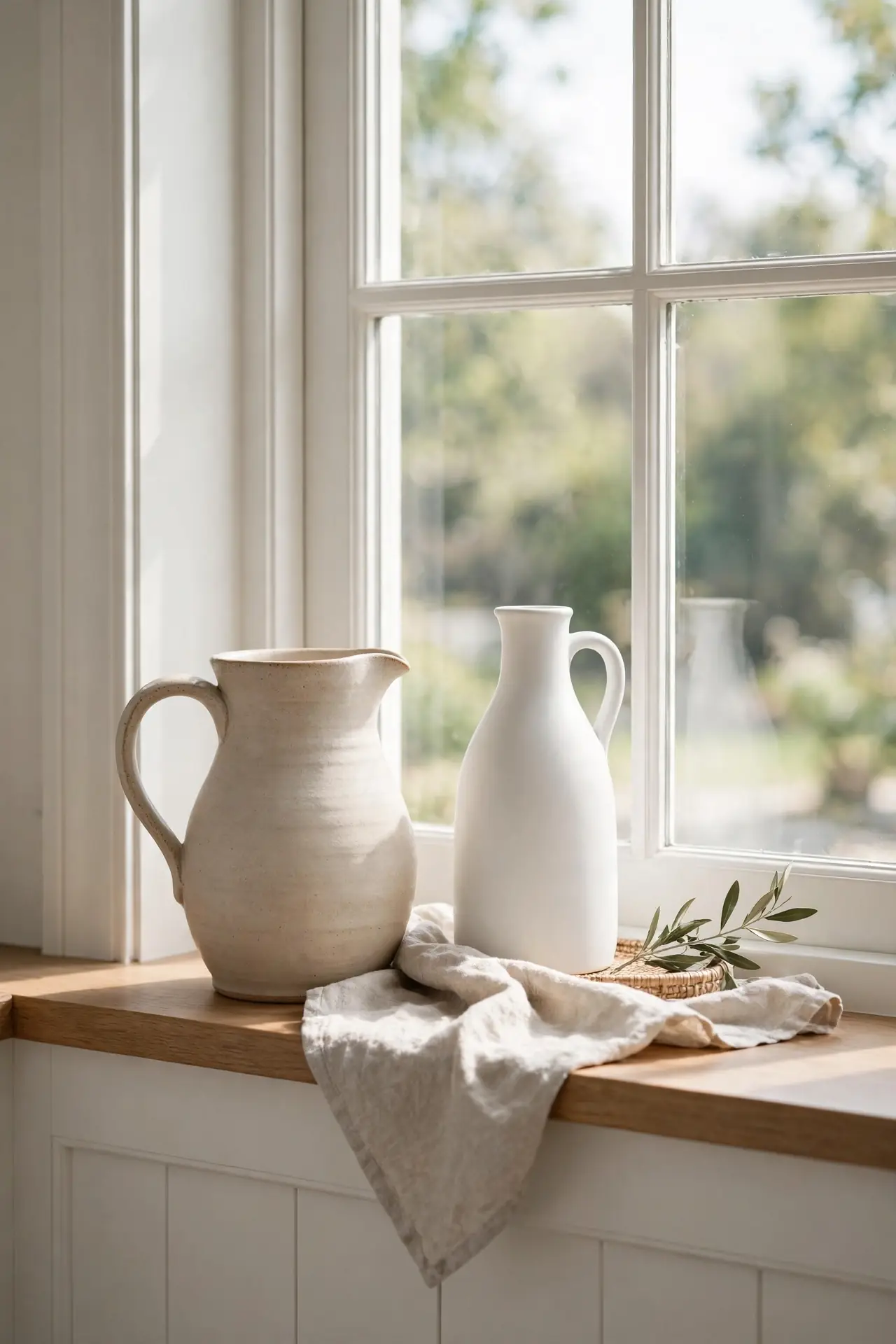 Ceramic Pitcher Display