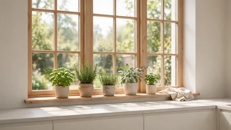 ideas for kitchen window sills