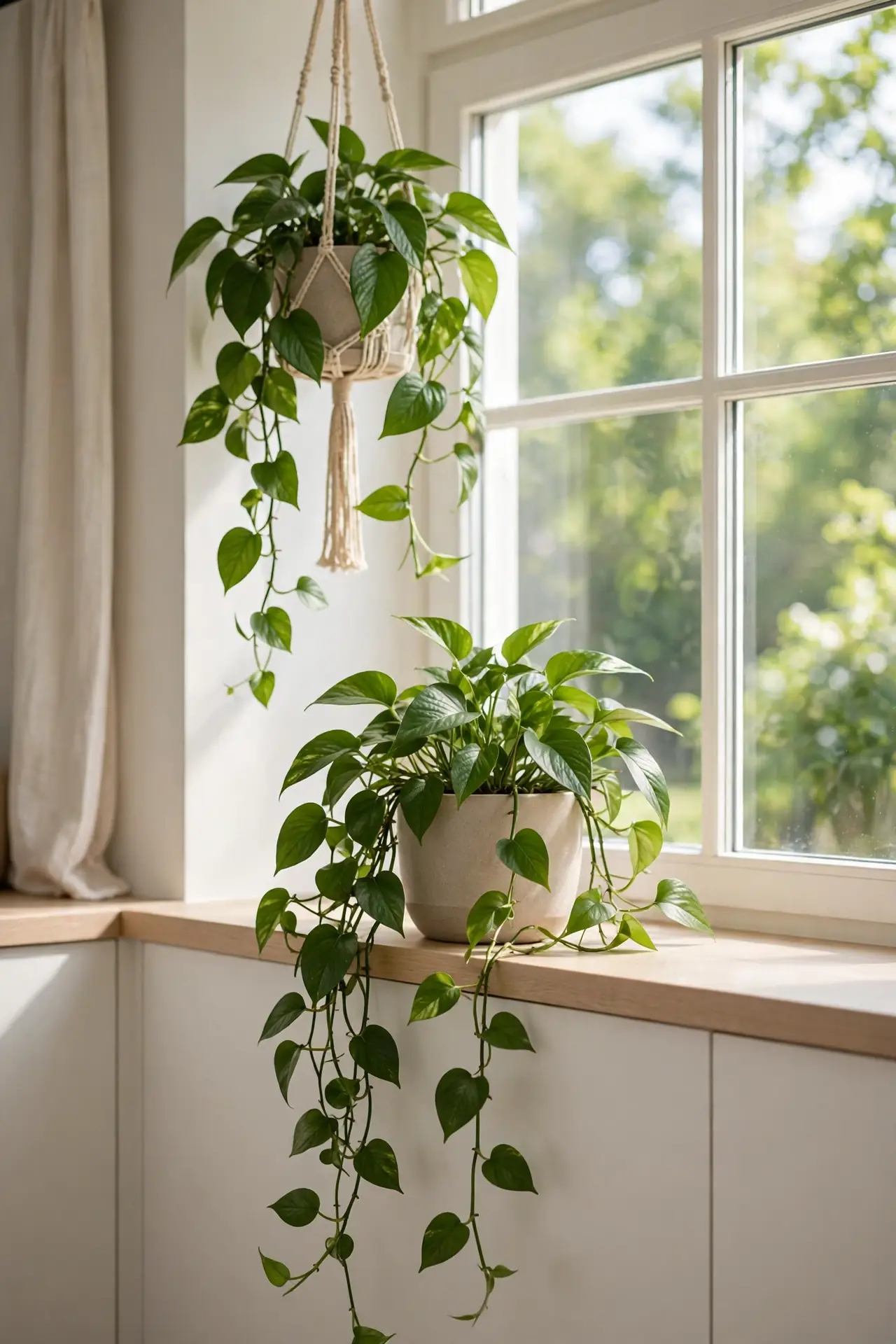 Trailing Pothos Plant