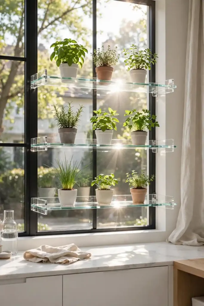 Floating Glass Shelves
