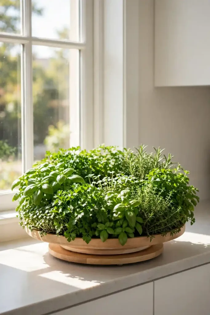 Rotating Herb Towers