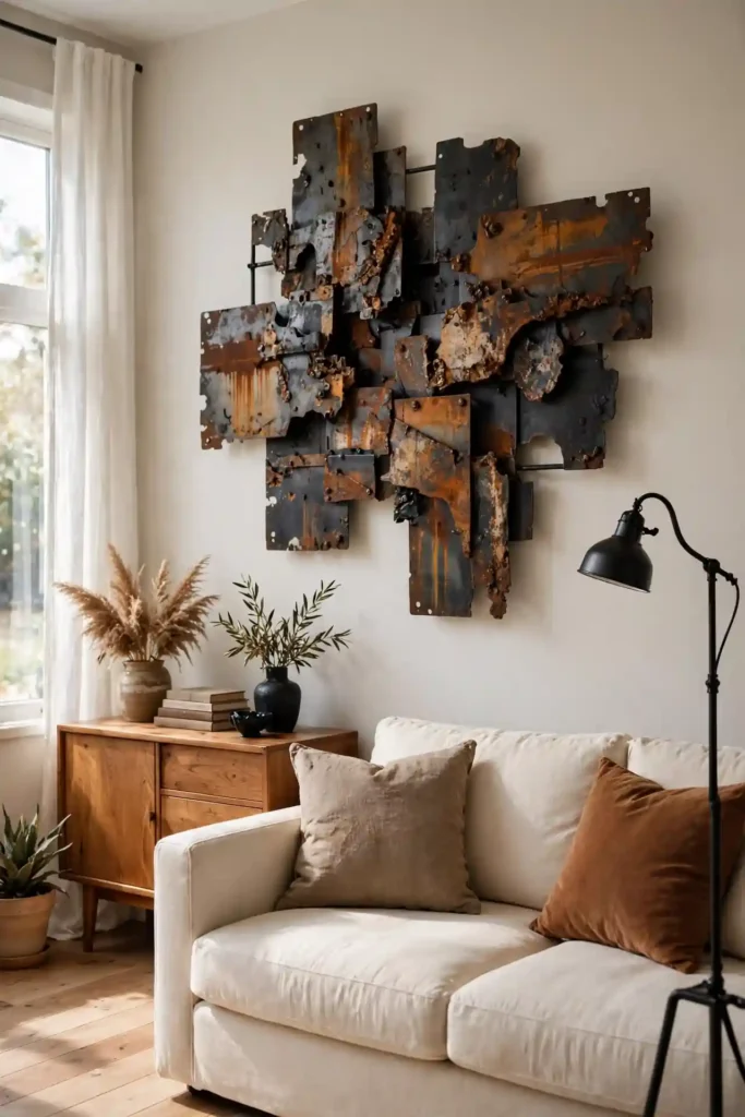 Distressed Metal Art