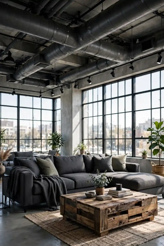 Open Duct Ceiling